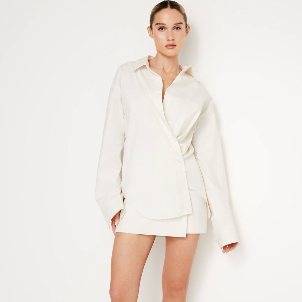Good American | Poplin Shift Shirt